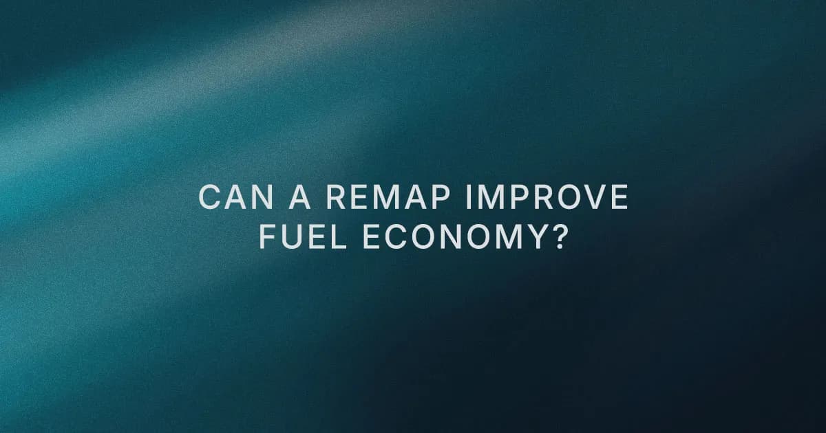 Can a remap improve fuel economy? CL Automotive, Northumberland
