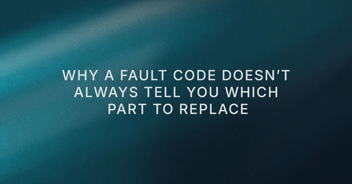 Understanding fault codes and replacement parts - CL Automotive, Northumberland